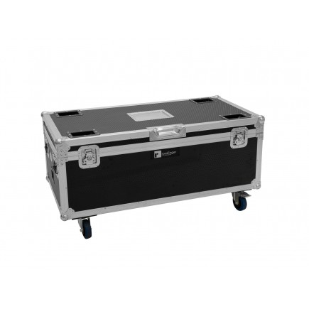 ROADINGER Flightcase 4x AKKU Multiflood IP 18x10W RGBW Wash CRMX with charging function